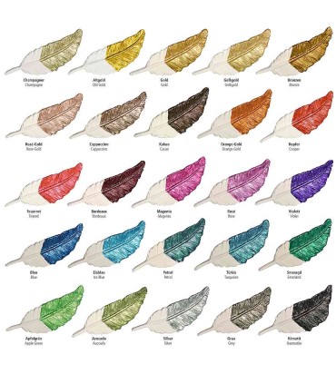 Glossy acrylic metallic paint, Maya-Gold VIVA DECOR, 45ml