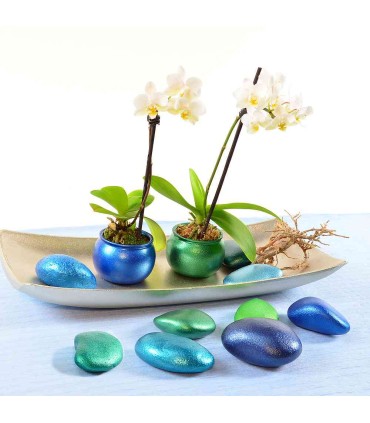 Glossy acrylic metallic paint, Maya-Gold VIVA DECOR, 250ml