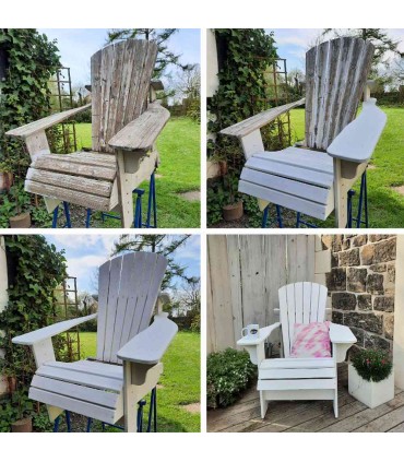 Vopsea cremoasă pentru mobilă, cu cretă, VIVA DECOR, 250ml