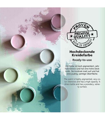 Creamy furniture paint, with chalk, VIVA DECOR, 250 ml