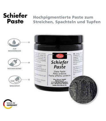 Black slate effect paste, VIVA DECOR