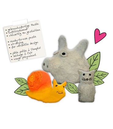 Pastă papier-mache pentru copii, VIVA DECOR Kids, 1000ml