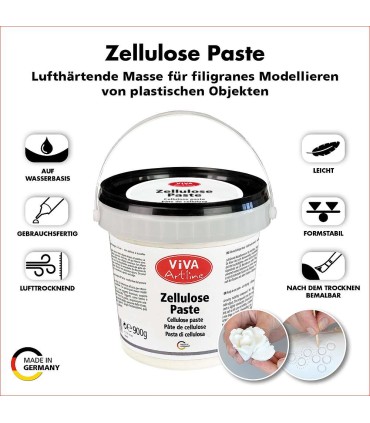 Air-drying cellulose paste, VIVA DECOR, 900g