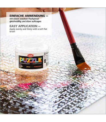 Sealant adhesive varnish for puzzles, VIVA DECOR, 250ml