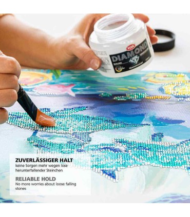 Lac sigilant transparent pentru strasuri, VIVA DECOR, 250ml