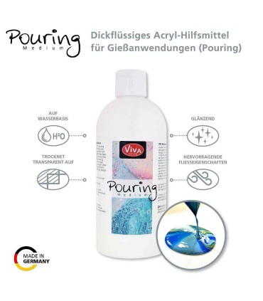 Pouring medium for acrylic paint, VIVA DECOR