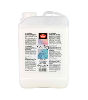 Pouring medium for acrylic paint, transparent, VIVA DECOR, 3000 ml