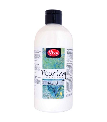 Mediu de turnare de subțiere (pouring medium) pentru vopsea acrilică, VIVA DECOR, 500 ml