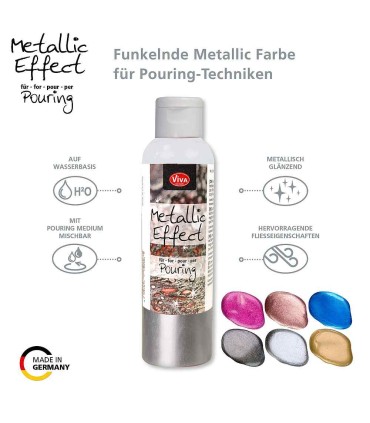 Pouring medium, metallic effect, VIVA DECOR, 120 ml