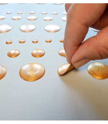 Vopsea cu sclipici pentru pictură punctată, Blob Paint VIVA DECOR, 90ml