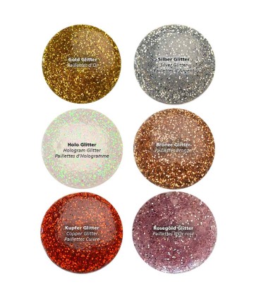 Vopsea cu sclipici pentru pictură punctată, Blob Paint VIVA DECOR, 90ml