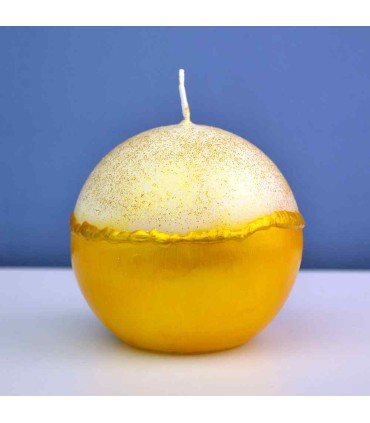 Creative set of 2 golden wax for candle decoration, VIVA DECOR, 2x28 ml