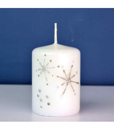 Creative set of 2 silver wax for candle decoration, VIVA DECOR, 2x28 ml