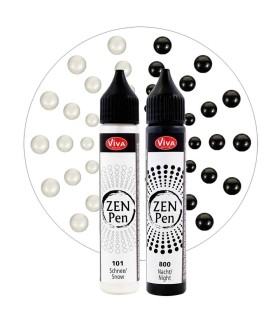 Set of 2 Blob-Paint dot painting paints, ZEN Pen VIVA DECOR, 2x28ml