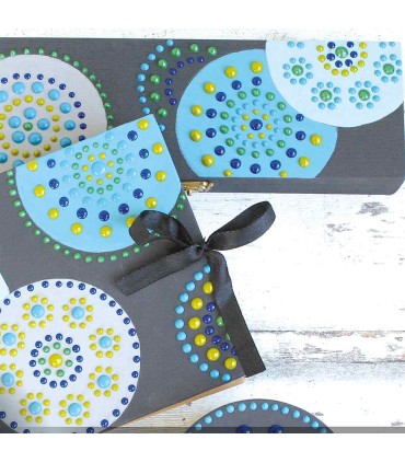 Set 2 vopsele pentru pictură punctată Blob-Paint, ZEN Pen VIVA DECOR, 2x28ml