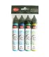 Set of 4 Blob-Paint dot painting paints, ZEN Pen VIVA DECOR, 4x28ml