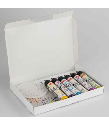 Creative dot painting set "Creative Break", VIVA DECOR, 21 pieces