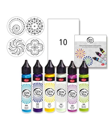 Set creativ pictură punctată „Creative Break“, VIVA DECOR, 21 piese