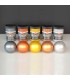 Set 5 vopsele metalice acrilice, VIVA DECOR, 5x100ml