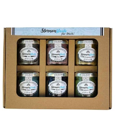 Creative gift set of 6 metallic glitter paints VIVA DECOR 6x30ml