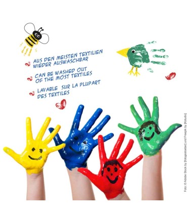 Finger paint set, children from 2 years old, VIVA DECOR, 4x100ml