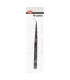 Tweezers with curved tip, stainless steel, 15 cm, VIVA DECOR