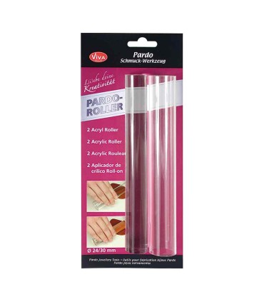 Set 2 rollere acrilice 20cm, pentru modelaj, VIVA DECOR