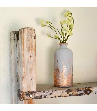 Folie cu efect metalic argintiu, 6,4x200 cm, VIVA DECOR