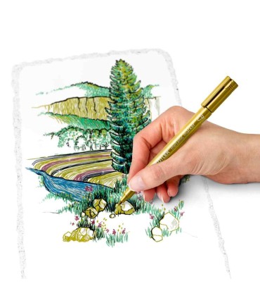 Marker metalic, urmă de 1-2mm, Staedtler