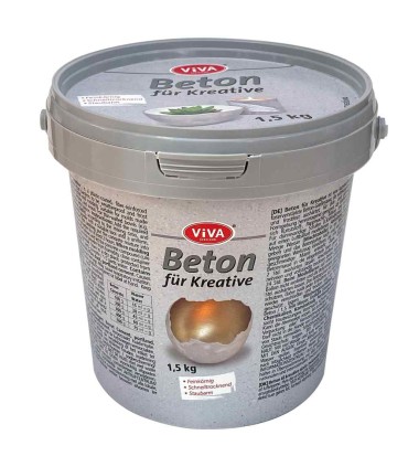 Fine concrete for artists, for decorative casting, VIVA DECOR, 1,5 kg