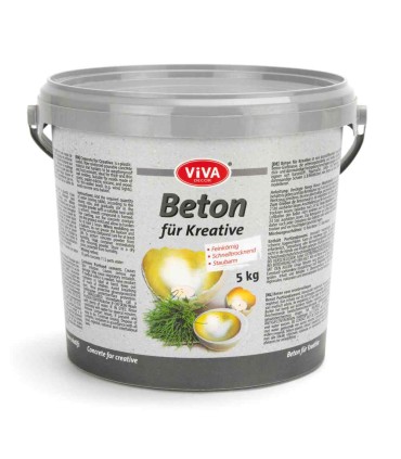 Beton fin pentru artiști, pentru turnare decorativă, VIVA DECOR, 5 kg