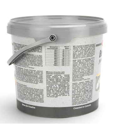 Beton fin pentru artiști, pentru turnare decorativă, VIVA DECOR, 5 kg