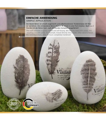 Fine concrete for artists, for modeling, VIVA DECOR