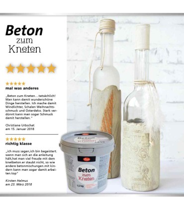 Fine concrete for artists, for modeling, VIVA DECOR, 1.5 kg