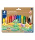 Set of 12 wax colored pencils, thickness 1.4 cm, Staedtler, from 2 years