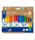 Set 12 creioane colorate din ceară, grosime 1,4 cm, Staedtler, de la 4 ani
