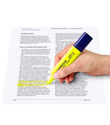 Set of 8 highlighters 1-5mm (text markers), Staedtler, 364-A-WP8