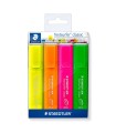 Set of 4 highlighters 1-5mm (textmarkers), Staedtler, 364-P-WP4