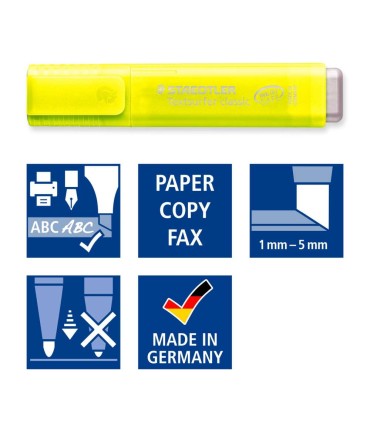 Evidențiator 1-5mm (text markers), Staedtler