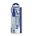 Precision school compass, with pencil adapter, lead set, ruler box, Staedtler, 550-60