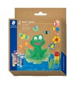 Set of 4 finger painting colors, Noris Staedtler, 4x75ml, from 2 years