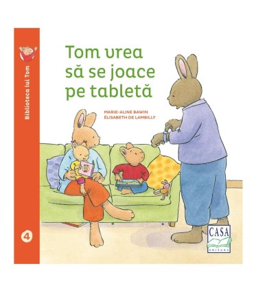 Set 4 cărți educative, colecția Biblioteca lui Tom