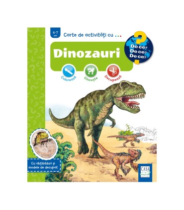 Carte de activități cu .... Dinozauri