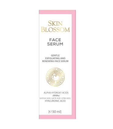 Exfoliating and regenerating facial serum for the skin, with hyaluronic and alpha-hydroxy acid, Biofresh, 30ml