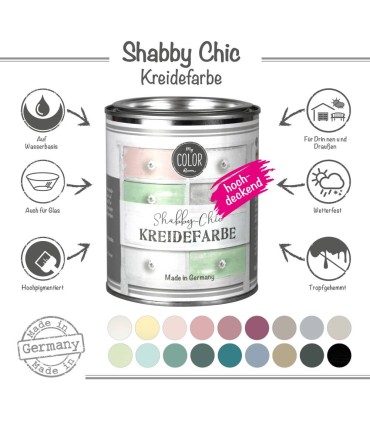Chalk paint for furniture, vintage matte look, My COLOR Room by VIVA, 750ml