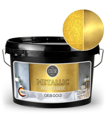 Vopsea decorativă cu efect metalic pentru pereți, My COLOR Room by Viva Decor, 2,5L