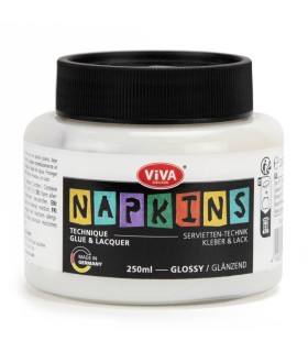 Napkin Glue + Top Coat, high gloss, VIVA DECOR, 250ml