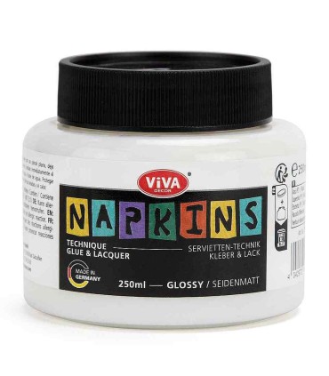 Napkin Glue + Top Coat, semigloss, VIVA DECOR, 250ml
