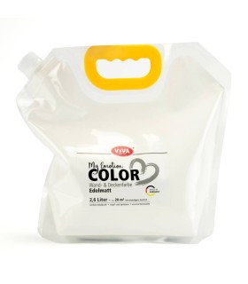 Premium washable paint for walls and ceilings, matte, My Emotion Color by VIVA, 2.6 liters