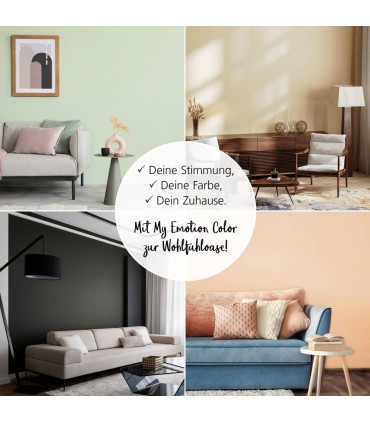 Vopsea lavabilă premium pentru pereți și tavan, mată, My Emotion Color by VIVA, 2,6 litri